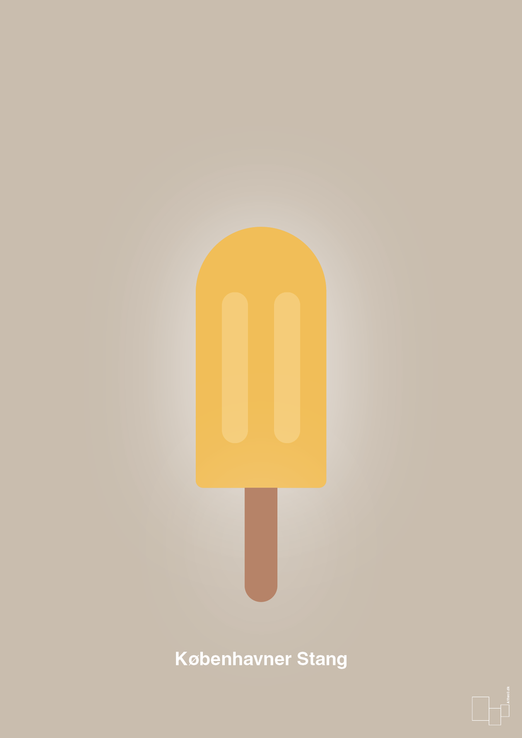 plakat: københavner stang - creamy mushroom-Is-A1two3