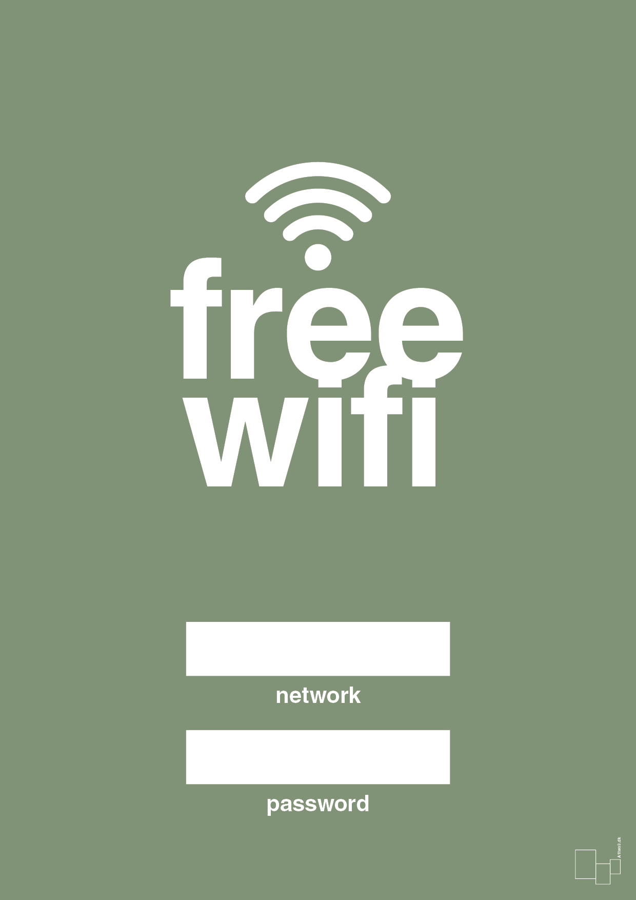 plakat: free wifi - jade-Gaming-A1two3