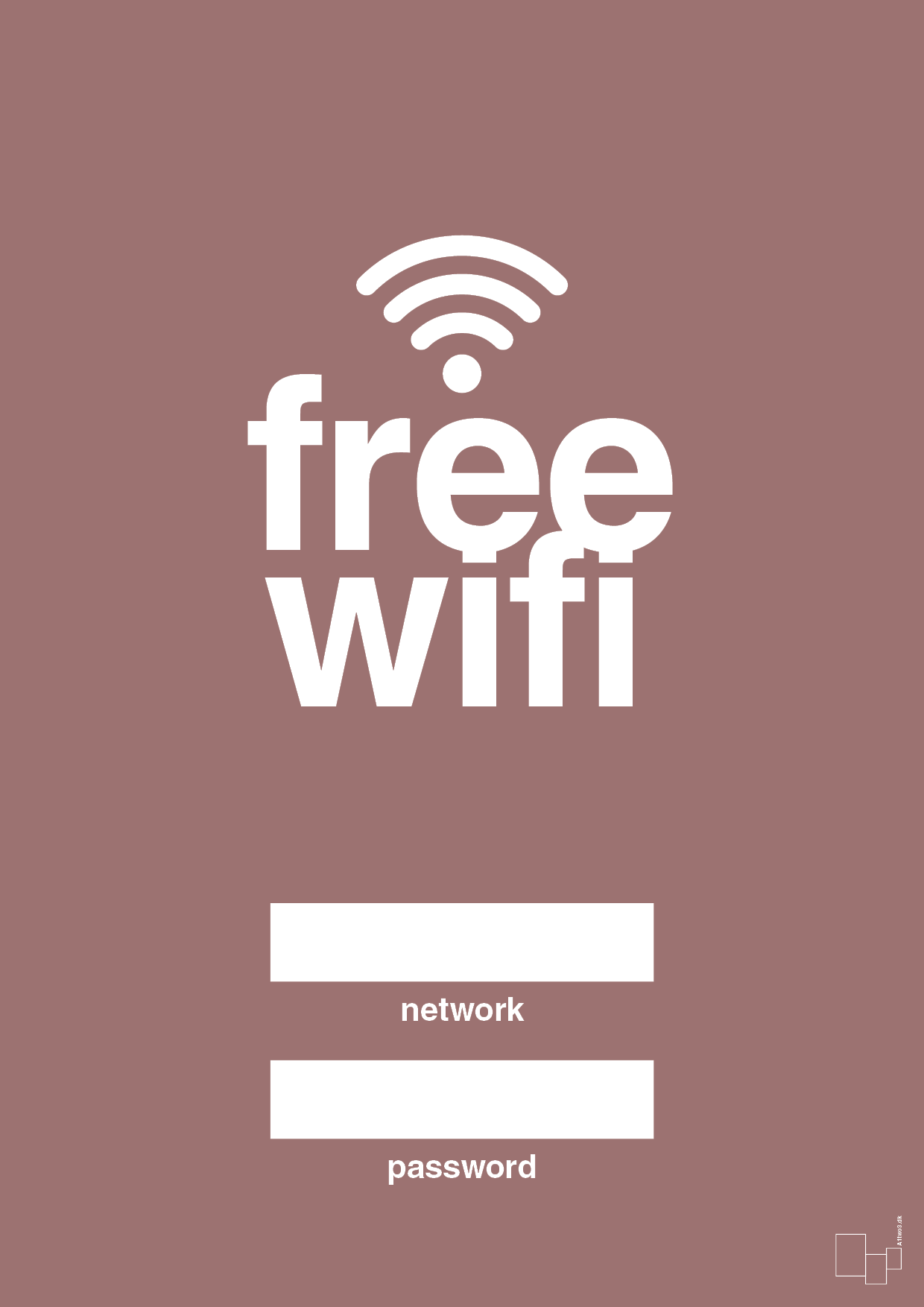 plakat: free wifi - plum-Gaming-A1two3