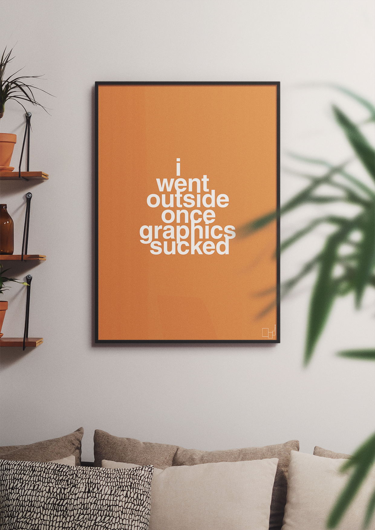 plakat: i went outside once graphics sucked - broken beige-Gaming-A1two3