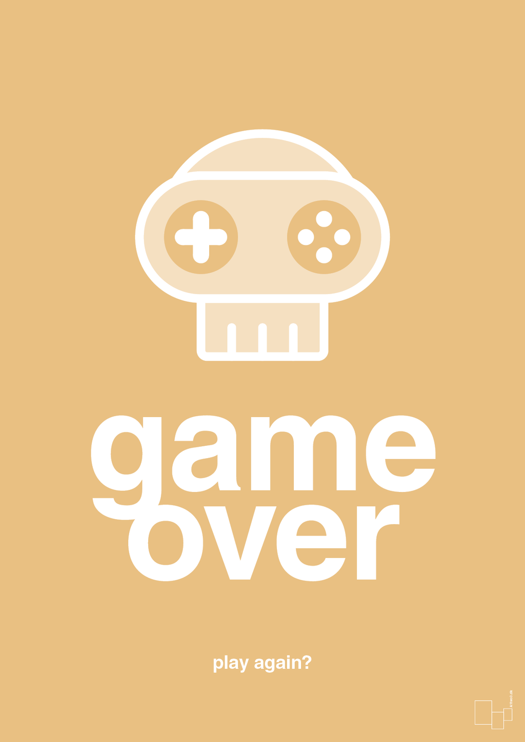 plakat: game over - charismatic-Gaming-A1two3
