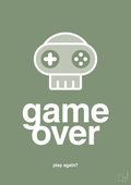 plakat: game over - jade-Gaming-A1two3