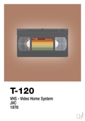 plakat: videobånd t-120 - cider spice-Retro-A1two3