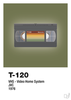 plakat: videobånd t-120 - secret meadow-Retro-A1two3