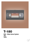 plakat: videobånd t-180 - cider spice-Retro-A1two3