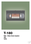 plakat: videobånd t-180 - jade-Retro-A1two3