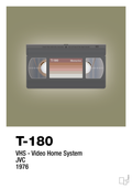 plakat: videobånd t-180 - misty forrest-Retro-A1two3