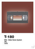 plakat: videobånd t-180 - red pepper-Retro-A1two3