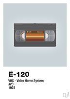 plakat: videobånd e-120 - light drizzle-Retro-A1two3