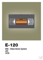plakat: videobånd e-120 - misty forrest-Retro-A1two3