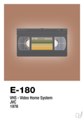 plakat: videobånd e-180 - cider spice-Retro-A1two3