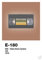 plakat: videobånd e-180 - cider spice-Retro-A1two3