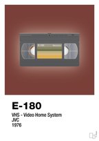 plakat: videobånd e-180 - red pepper-Retro-A1two3