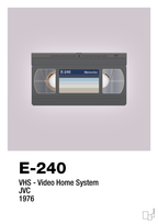 plakat: videobånd e-240 - dusty lilac-Retro-A1two3