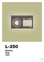 plakat: videobånd l-250 - back to nature-Retro-A1two3