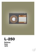 plakat: videobånd l-250 - misty forrest-Retro-A1two3