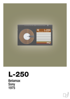 plakat: videobånd l-250 - misty forrest-Retro-A1two3