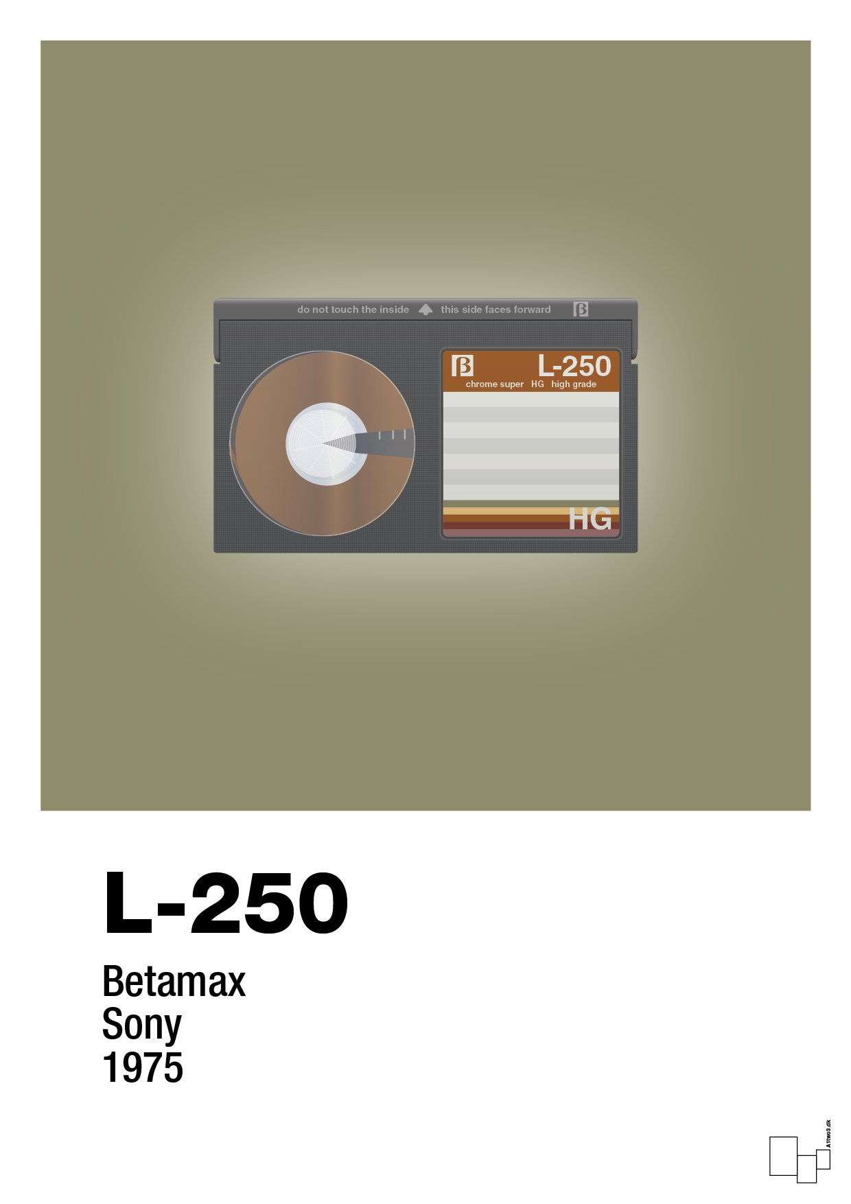 plakat: videobånd l-250 - misty forrest-Retro-A1two3