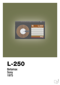 plakat: videobånd l-250 - secret meadow-Retro-A1two3