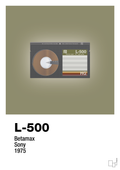 plakat: videobånd l-500 - misty forrest-Retro-A1two3