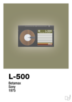plakat: videobånd l-500 - misty forrest-Retro-A1two3