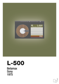 plakat: videobånd l-500 - secret meadow-Retro-A1two3