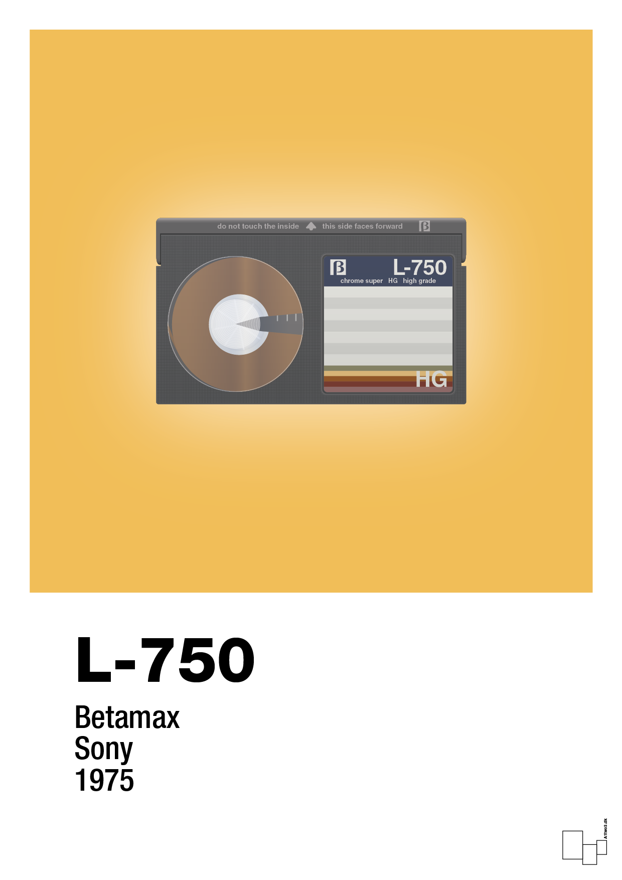 plakat: videobånd l-750 - honeycomb-Retro-A1two3