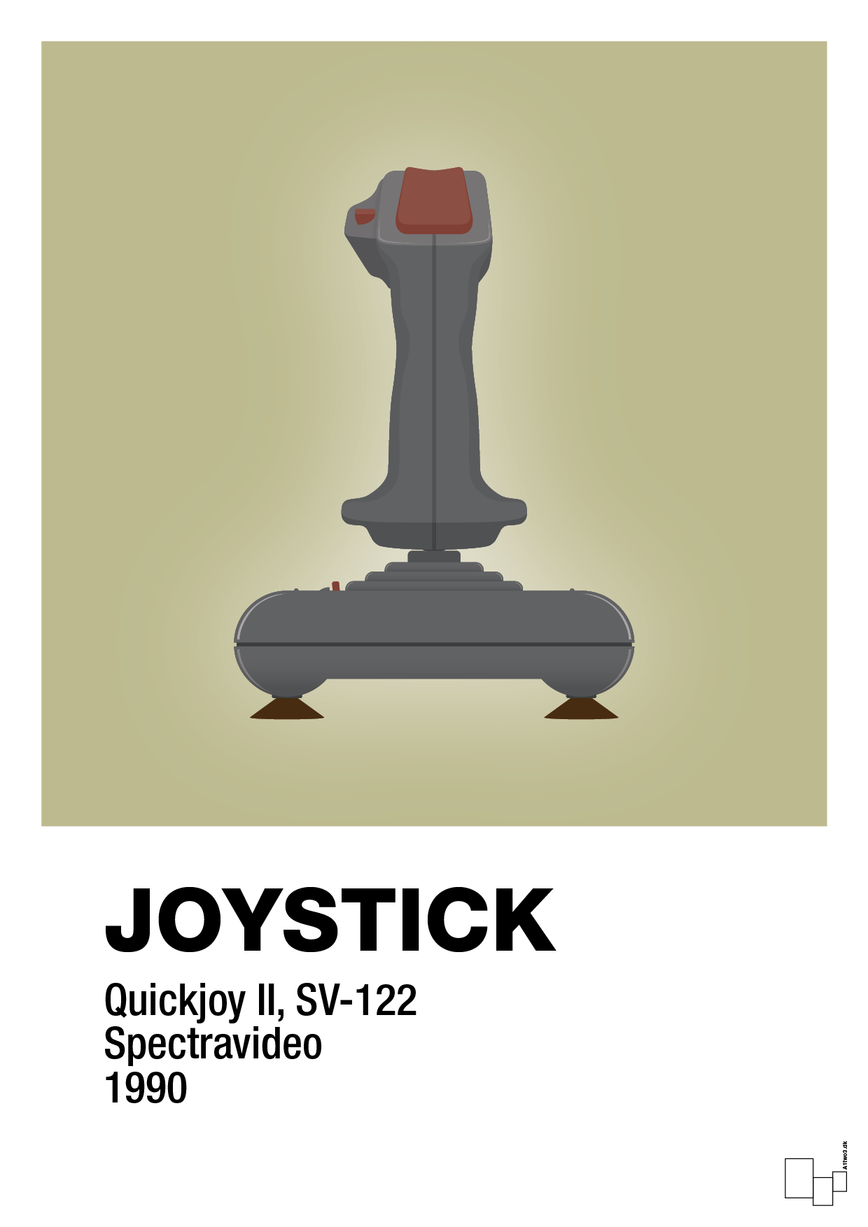 plakat: joystick quickjoy II - back to nature-Retro-A1two3
