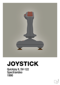 plakat: joystick quickjoy II - battleship gray-Retro-A1two3
