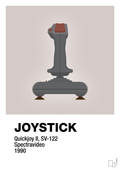 plakat: joystick quickjoy II - broken beige-Retro-A1two3