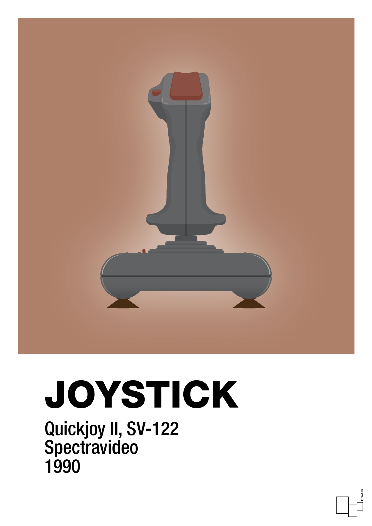 plakat: joystick quickjoy II - cider spice-Retro-A1two3