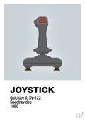 plakat: joystick quickjoy II - light drizzle-Retro-A1two3