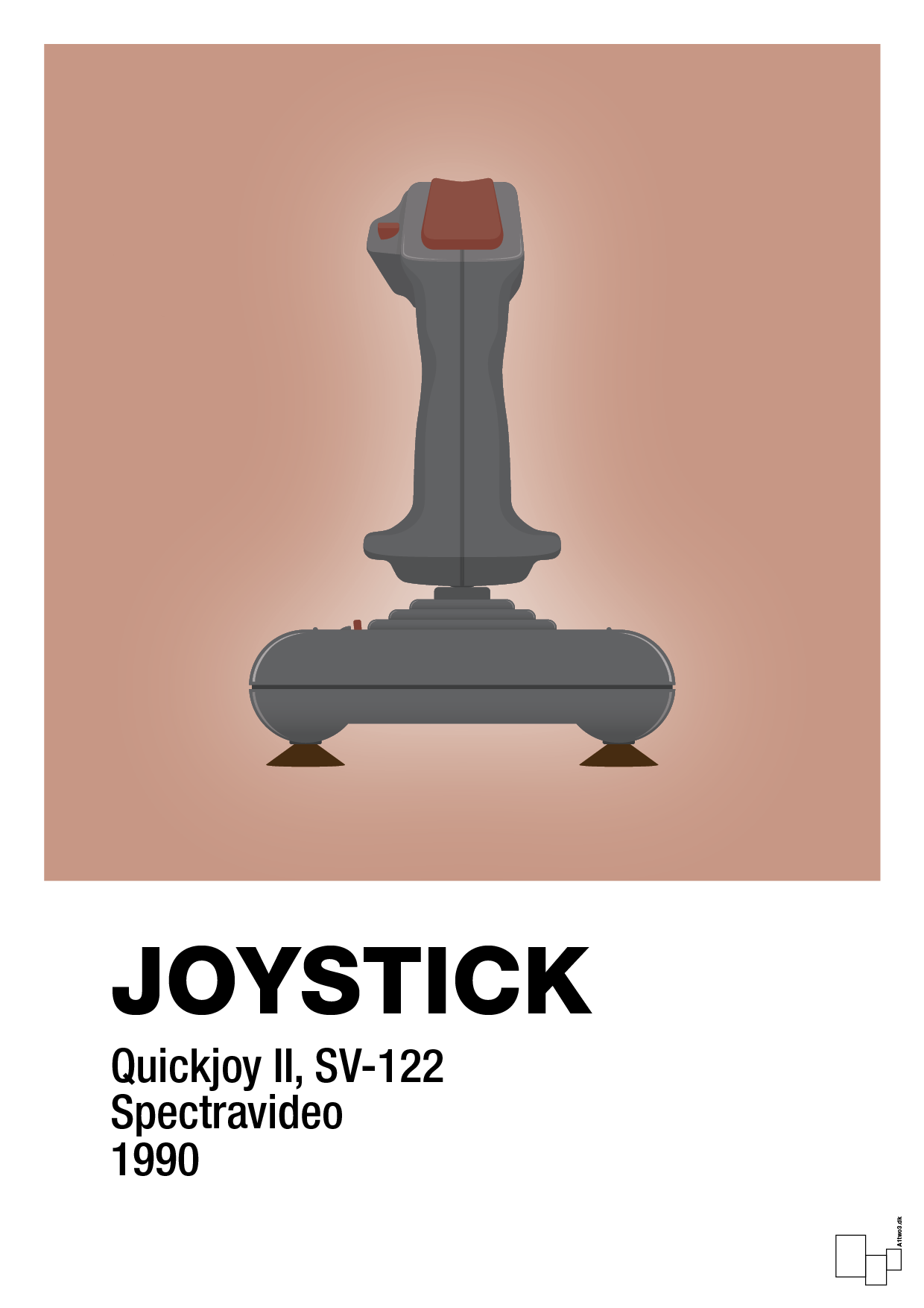 plakat: joystick quickjoy II - powder-Retro-A1two3
