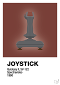 plakat: joystick quickjoy II - red pepper-Retro-A1two3