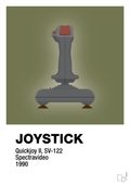 plakat: joystick quickjoy II - secret meadow-Retro-A1two3