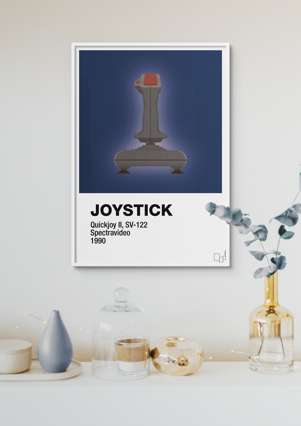 plakat: joystick quickjoy II - creamy mushroom-Retro-A1two3