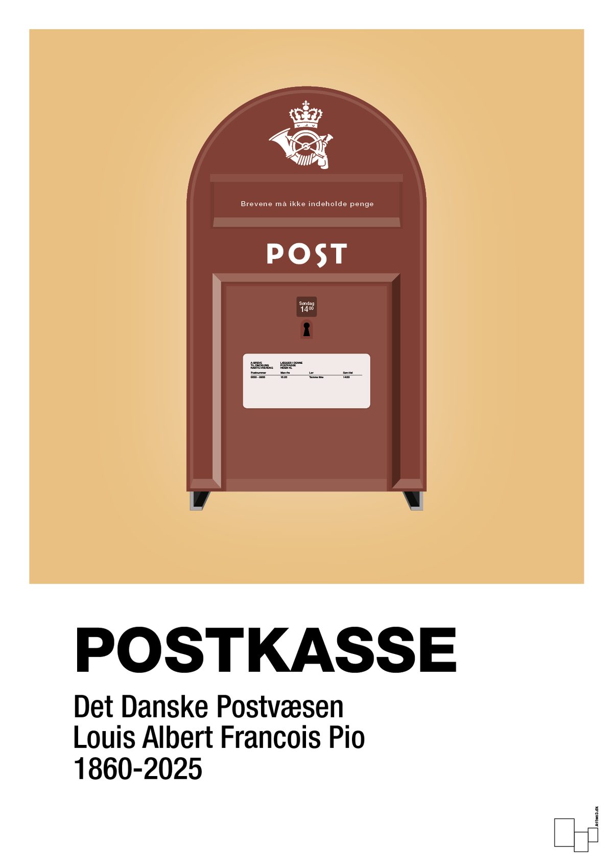 plakat: postkasse - charismatic-Retro-A1two3