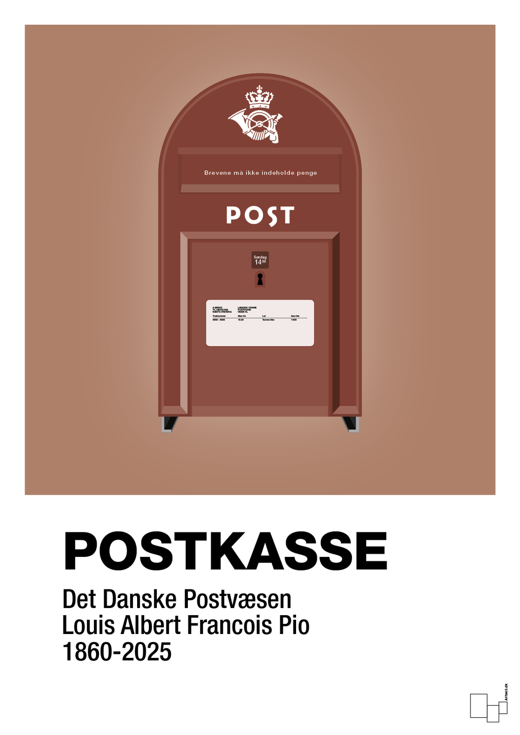 plakat: postkasse - cider spice-Retro-A1two3