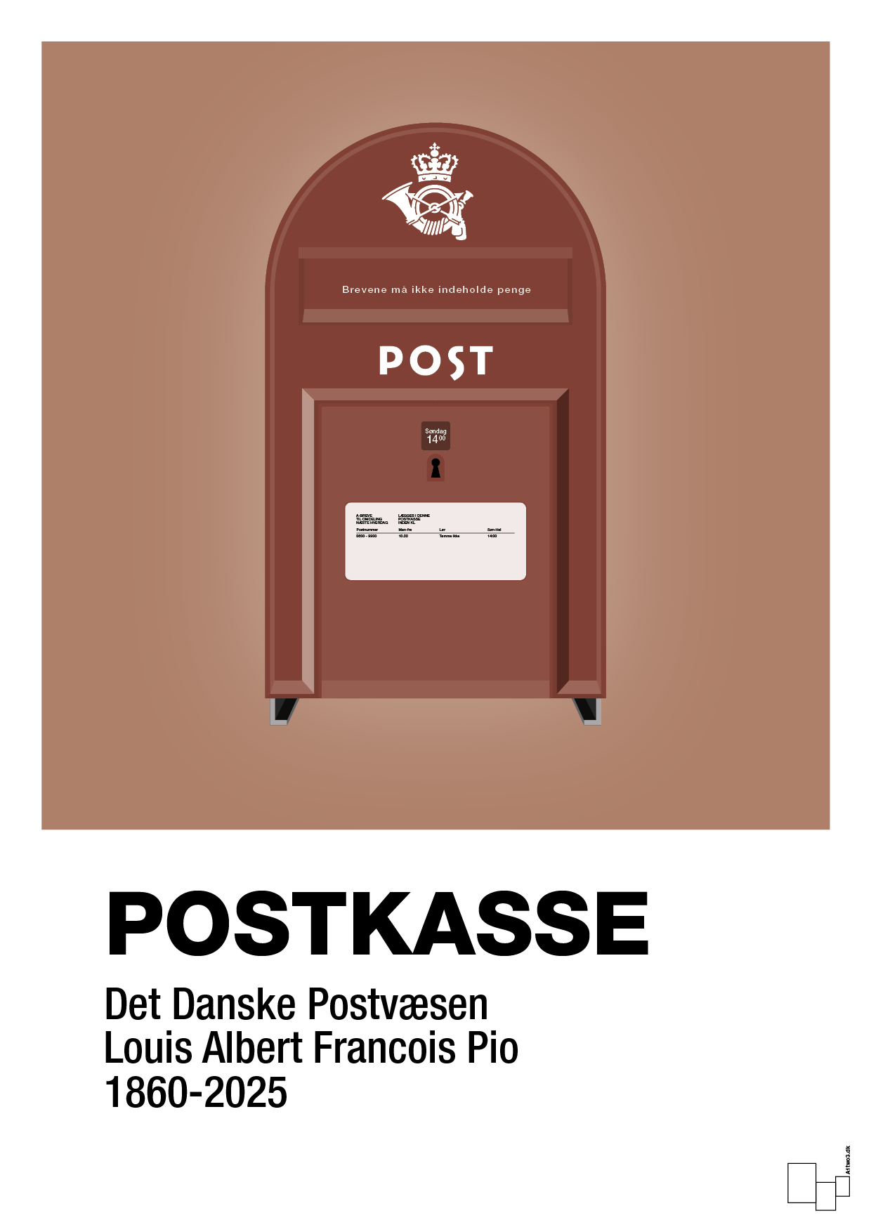 plakat: postkasse - cider spice-Retro-A1two3