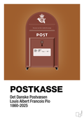 plakat: postkasse - cognac-Retro-A1two3