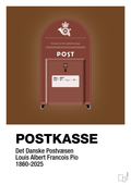 plakat: postkasse - dark brown-Retro-A1two3