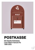 plakat: postkasse - dusty lilac-Retro-A1two3