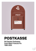 plakat: postkasse - dusty lilac-Retro-A1two3