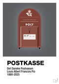 plakat: postkasse - graphic charcoal-Retro-A1two3