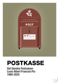 plakat: postkasse - misty forrest-Retro-A1two3