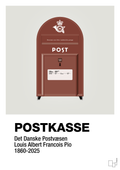 plakat: postkasse - painters white-Retro-A1two3
