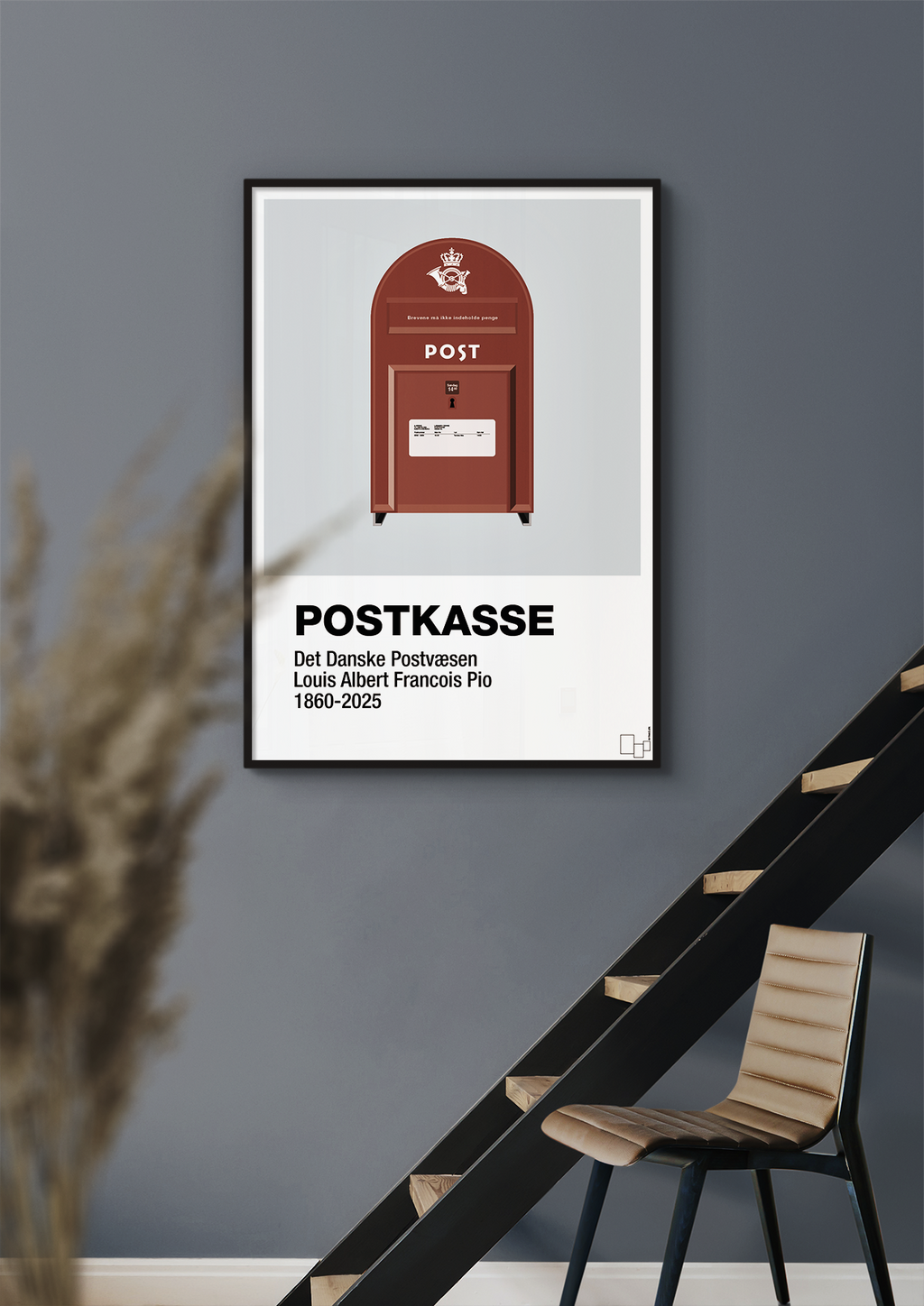 plakat: postkasse - painters white-Retro-A1two3