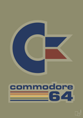 plakat: commondore 64 - misty forrest