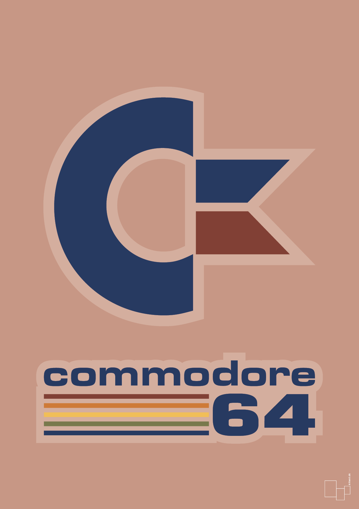 plakat: commondore 64 - powder