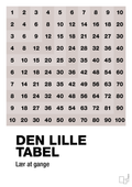 plakat: Den lille tabel - broken beige-Tal-A1two3